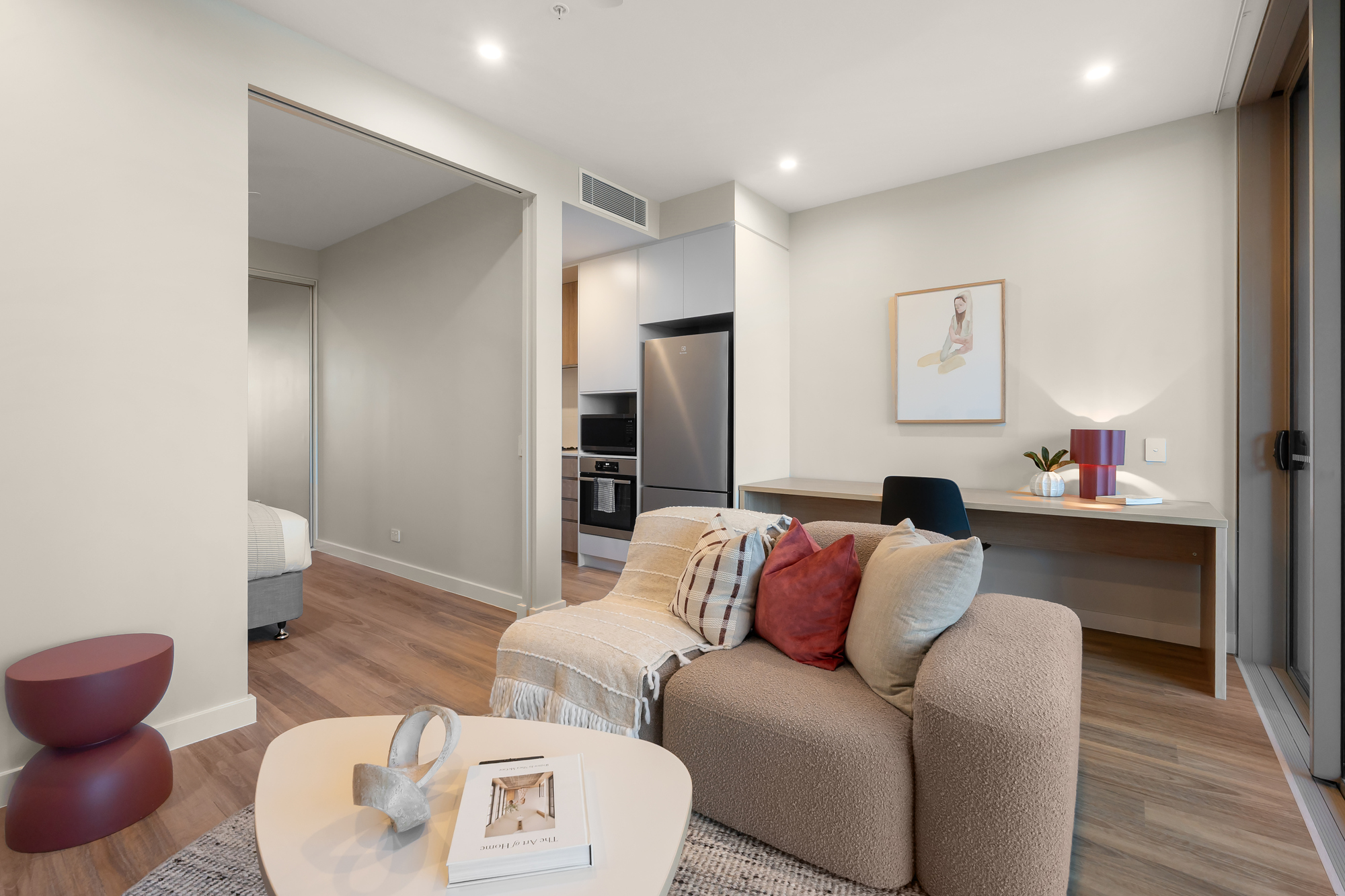 Lounge & Study - South Brisbane Apartments