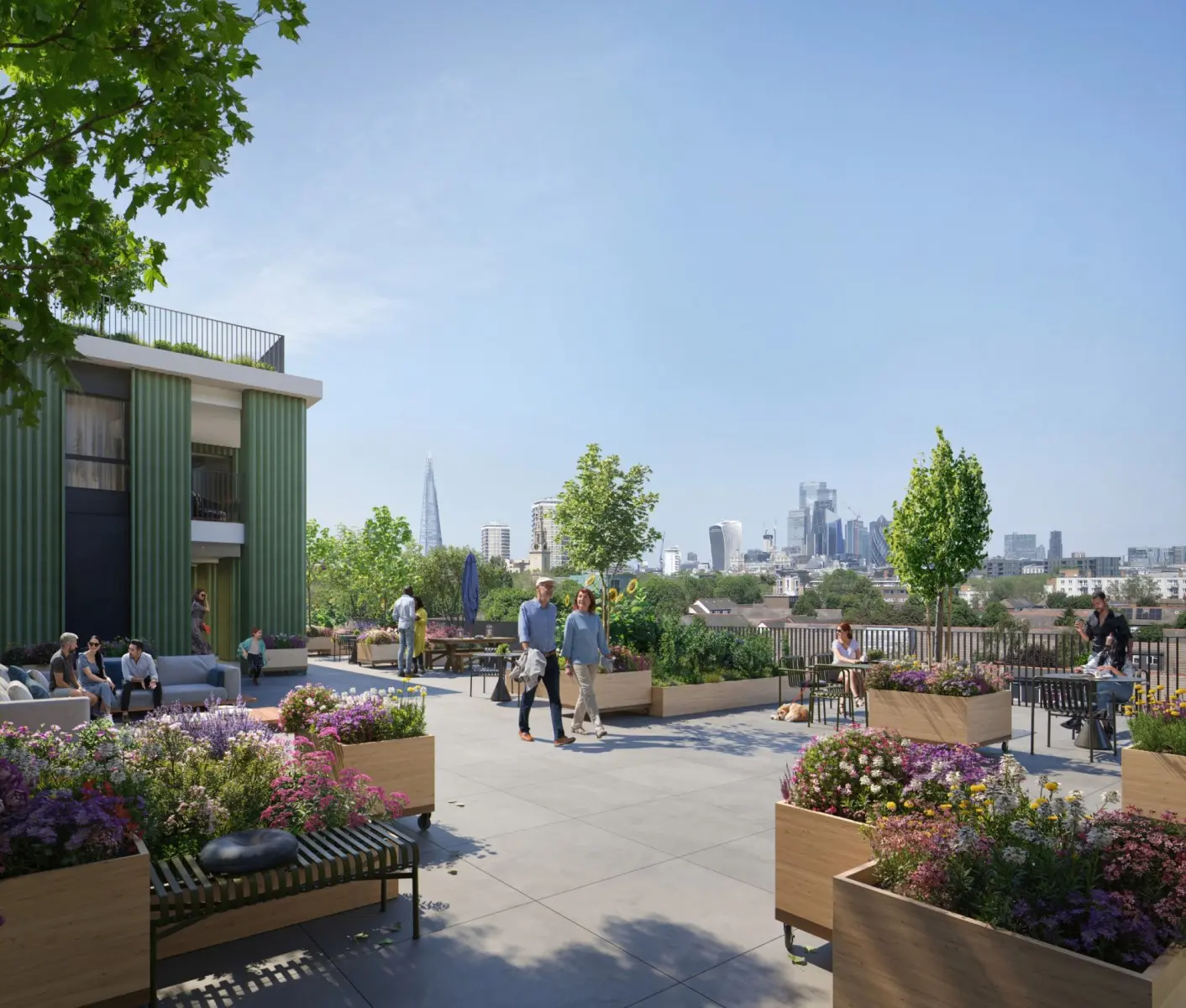 Rooftop Terrace - Urban Rest Bermondsey - Urban Rest