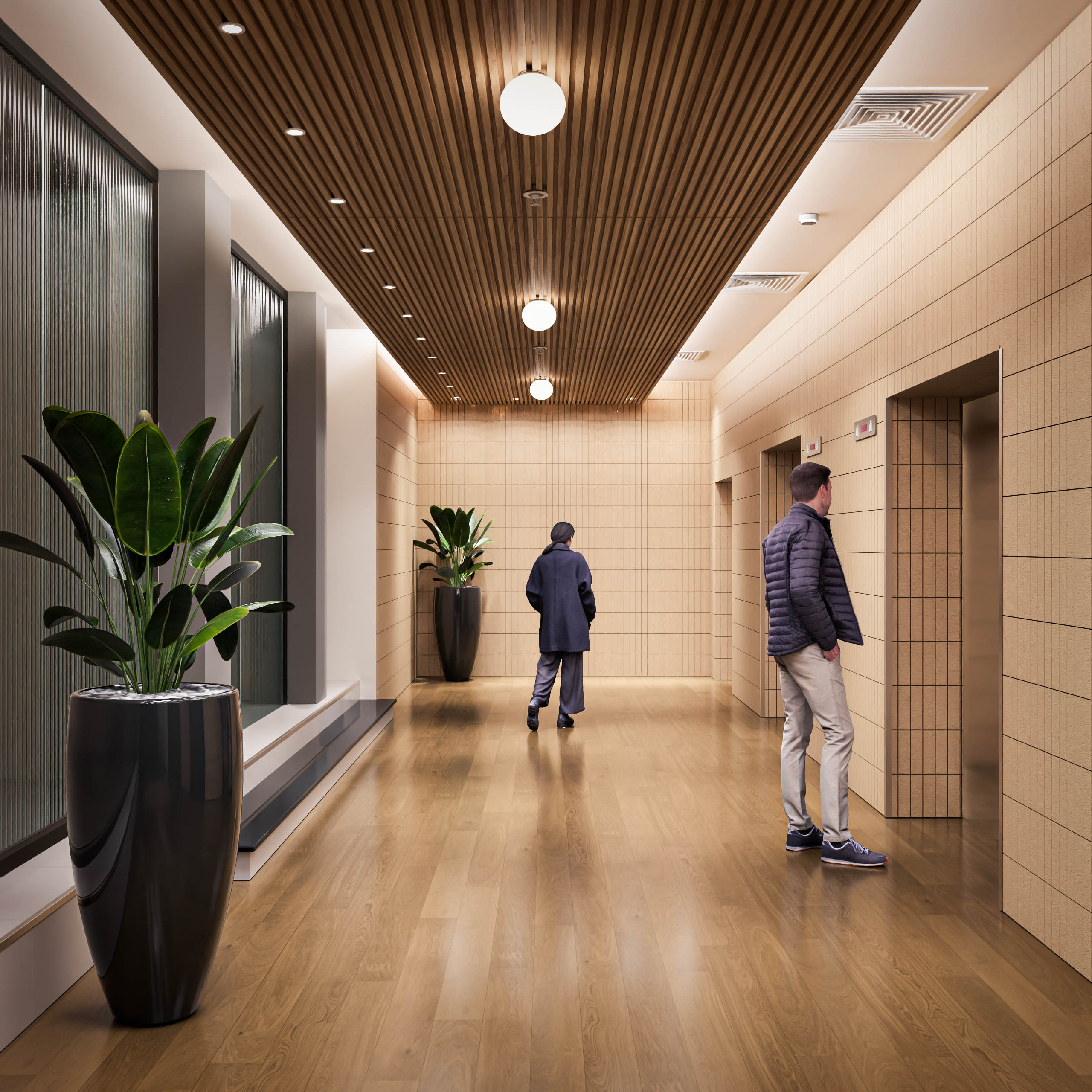 Lobby (Render) - Urban Rest Melbourne CBD - Urban Rest