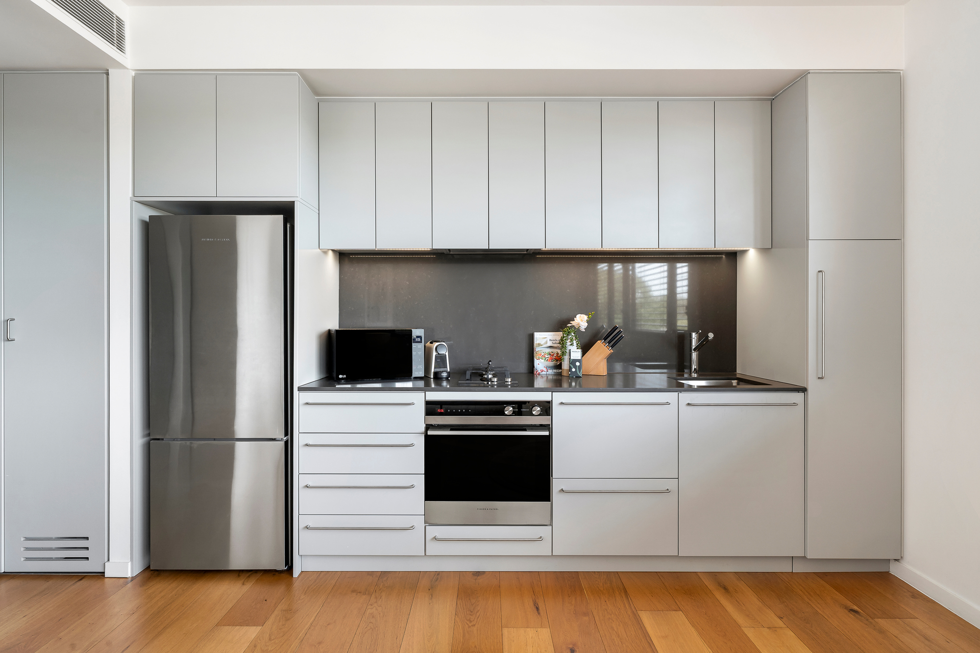 Kitchen, Tramway Apartment by Urban Rest - Sydney