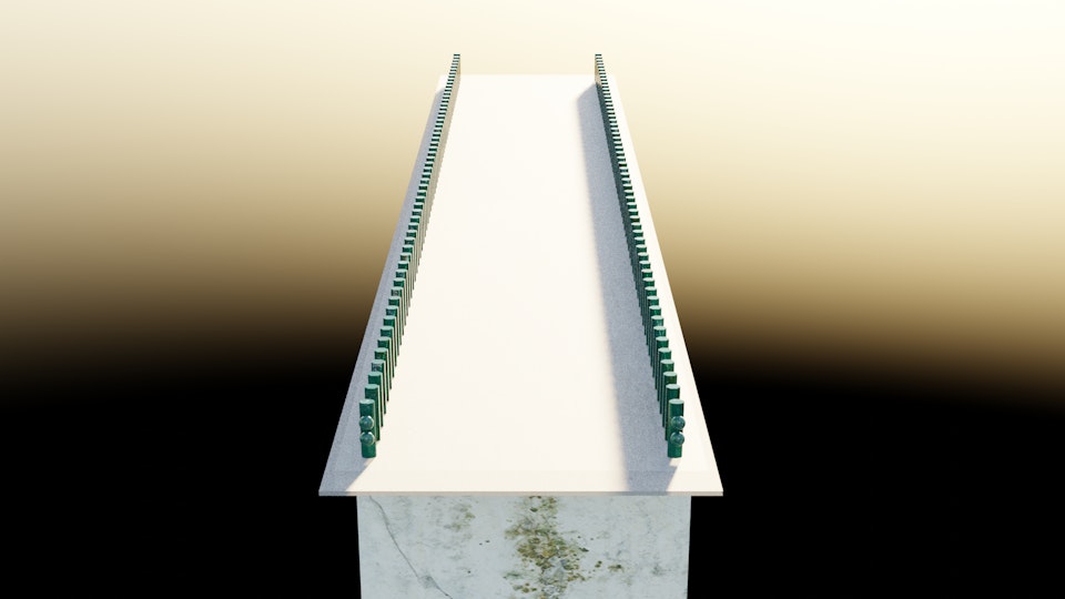 Free download 3D model: Tall Obsolete Bridge