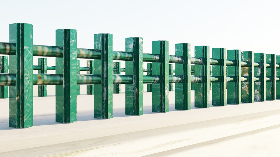 Free download 3D model: Tall Obsolete Bridge