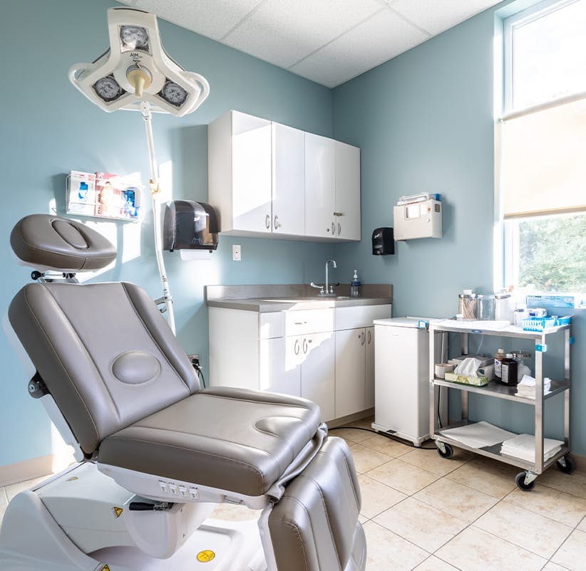 room with medical equipment