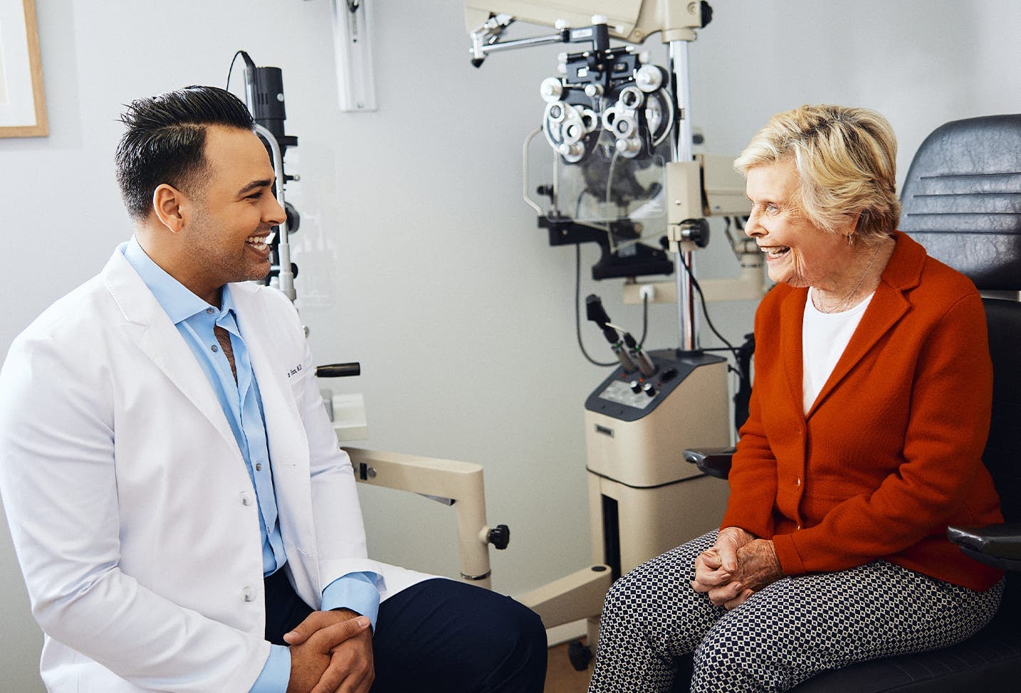 Doctor with a patient