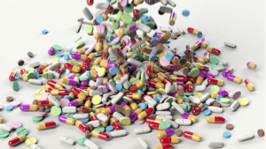 pile of prescription pills