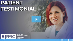 patient testimonial video play screen shot