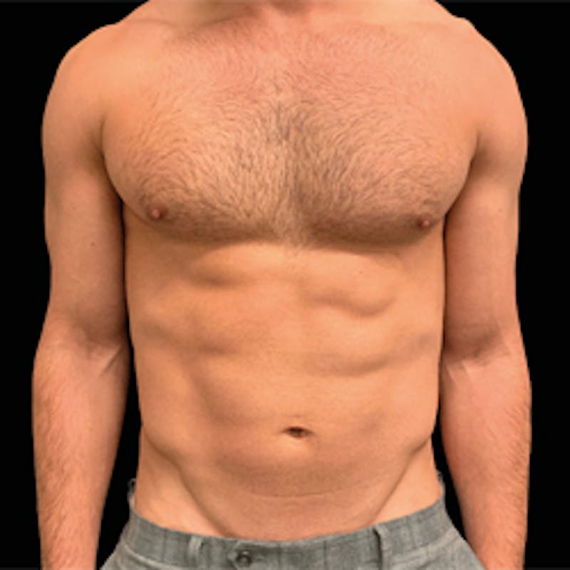close up of man's abs