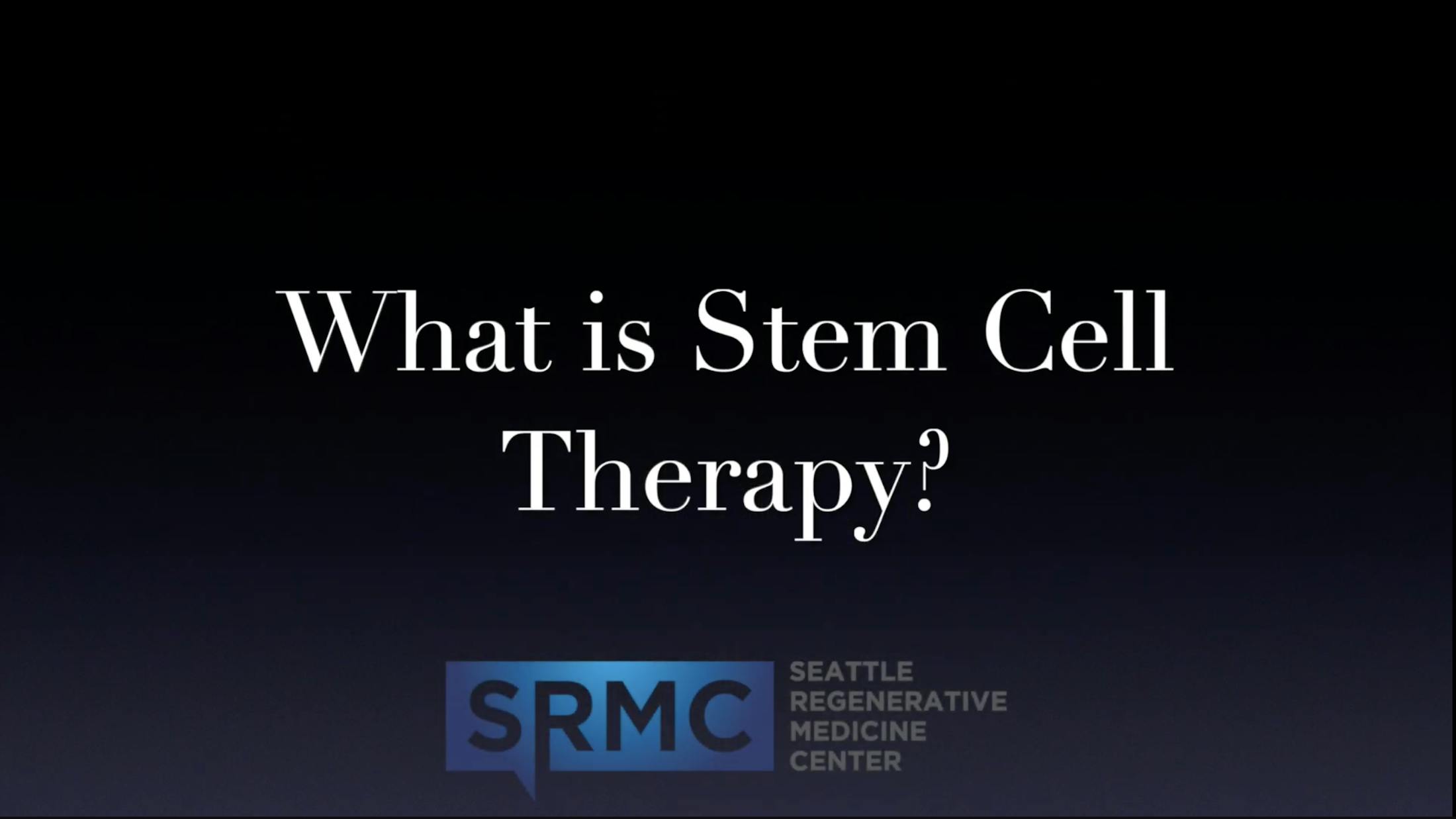 What is Stem Cell Theraphy? screen shot