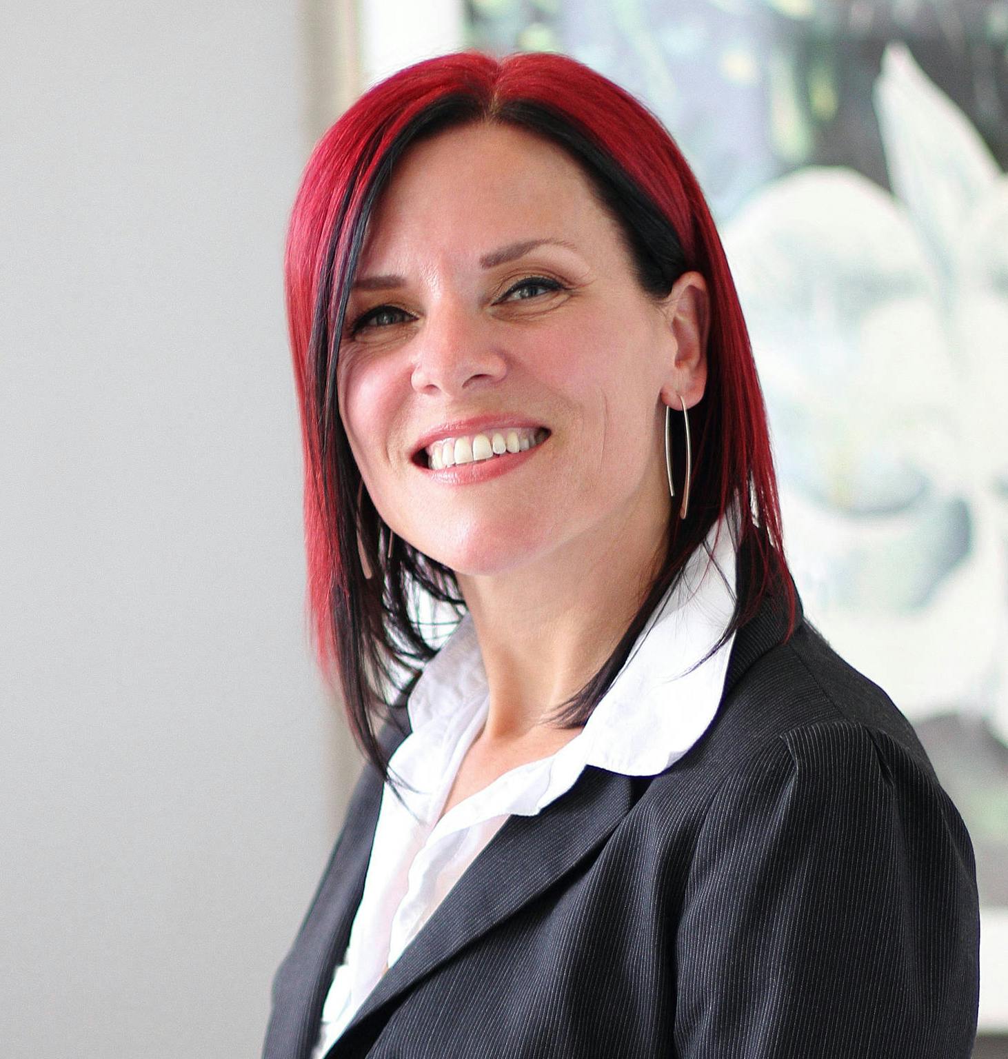 Dr. Lucy Hostetter profile shot by window