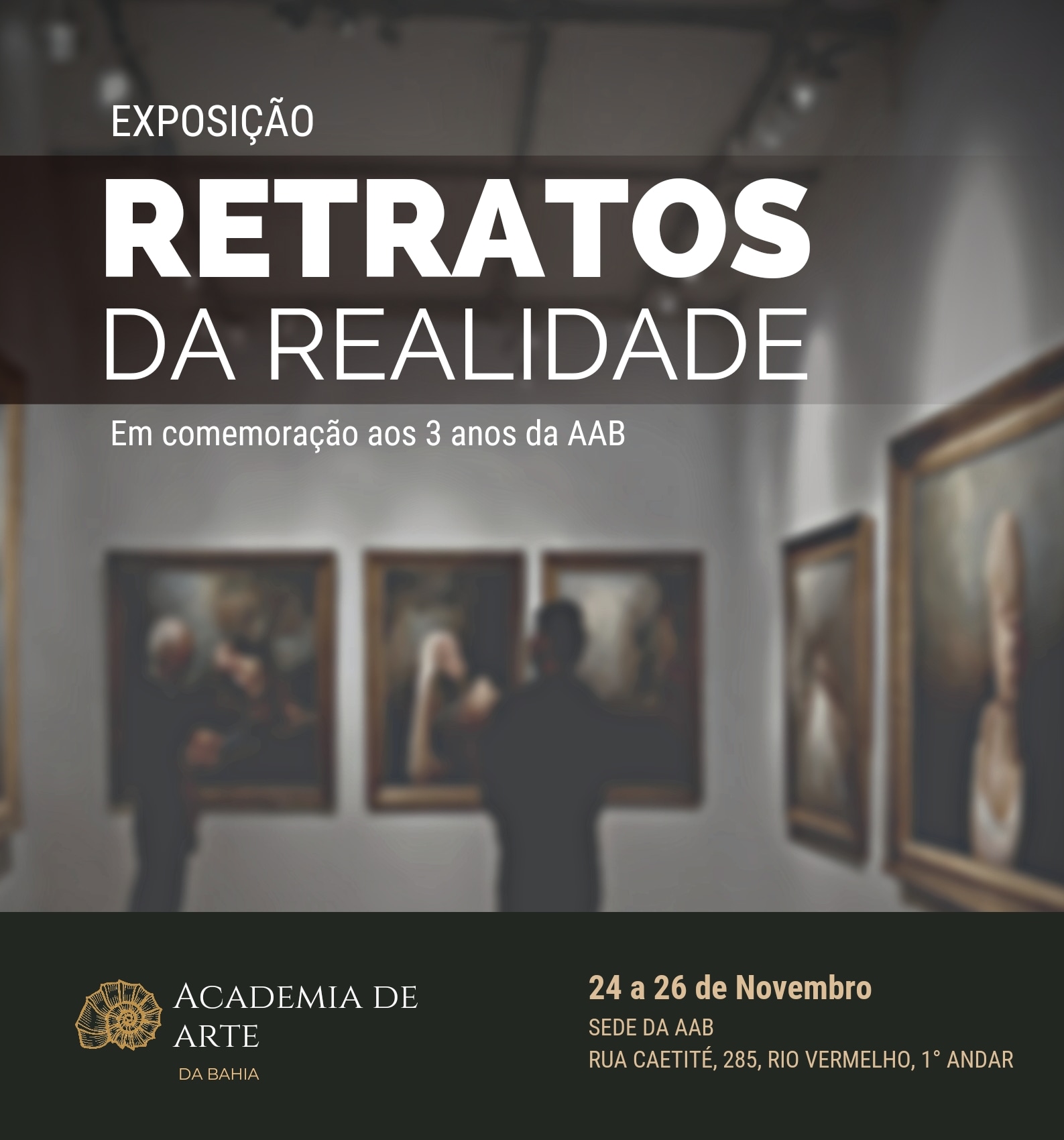 Exposição Retratos da Realidade - 3 anos de AAB