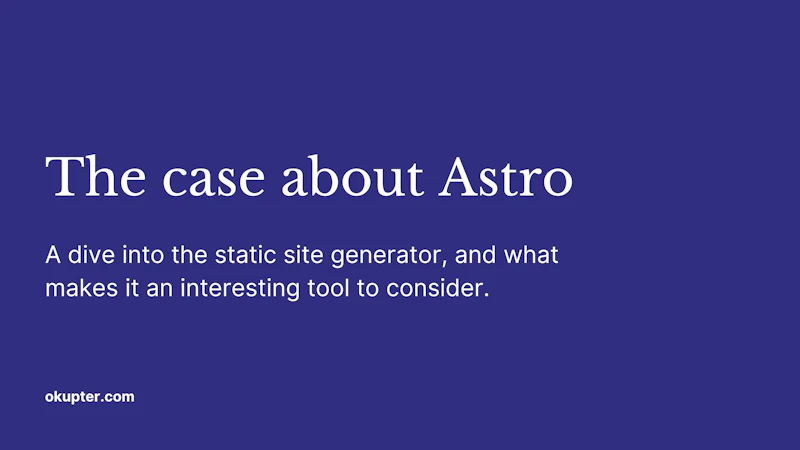 The case about Astro