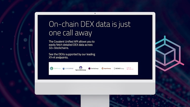 Covalent spotlights use cases with DEX data