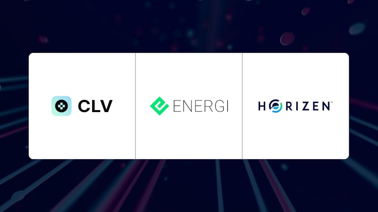 CLV, Energy and Horizen EON indexed by Covalent