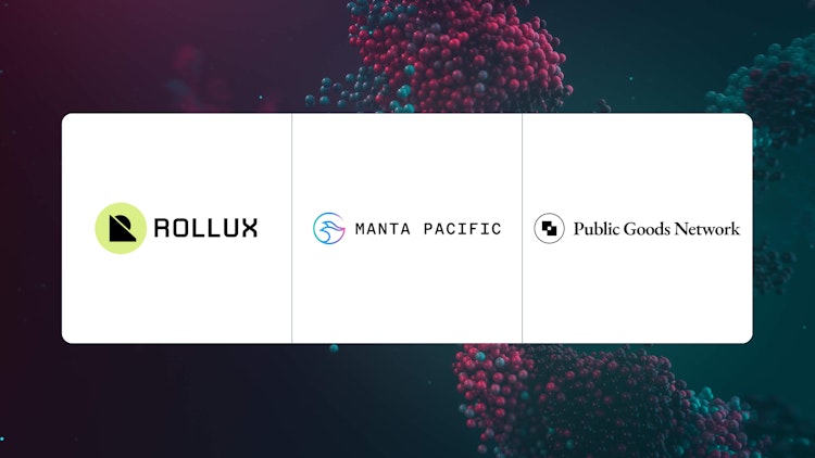 Rollux, Manta Pacific and Public Goods Network indexed by Covalent