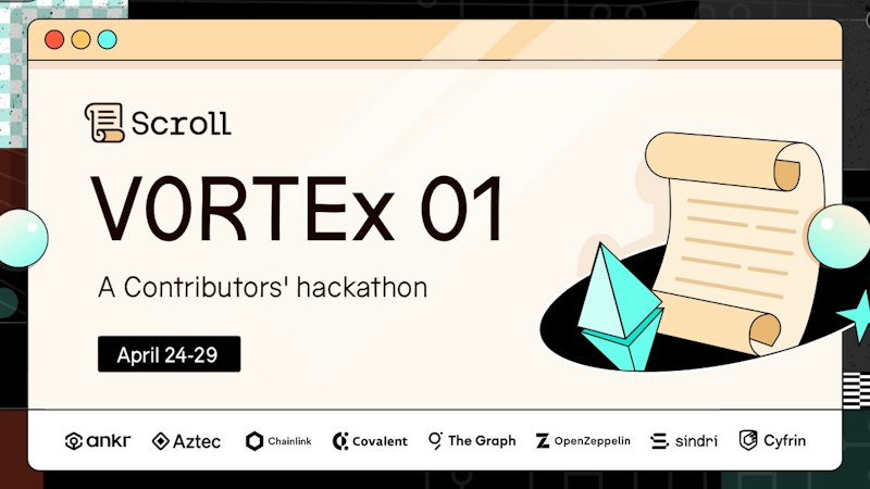 V0RTEx 01 Scroll Hackathon - Covalent Winners! | Blog | GoldRush | GoldRush
