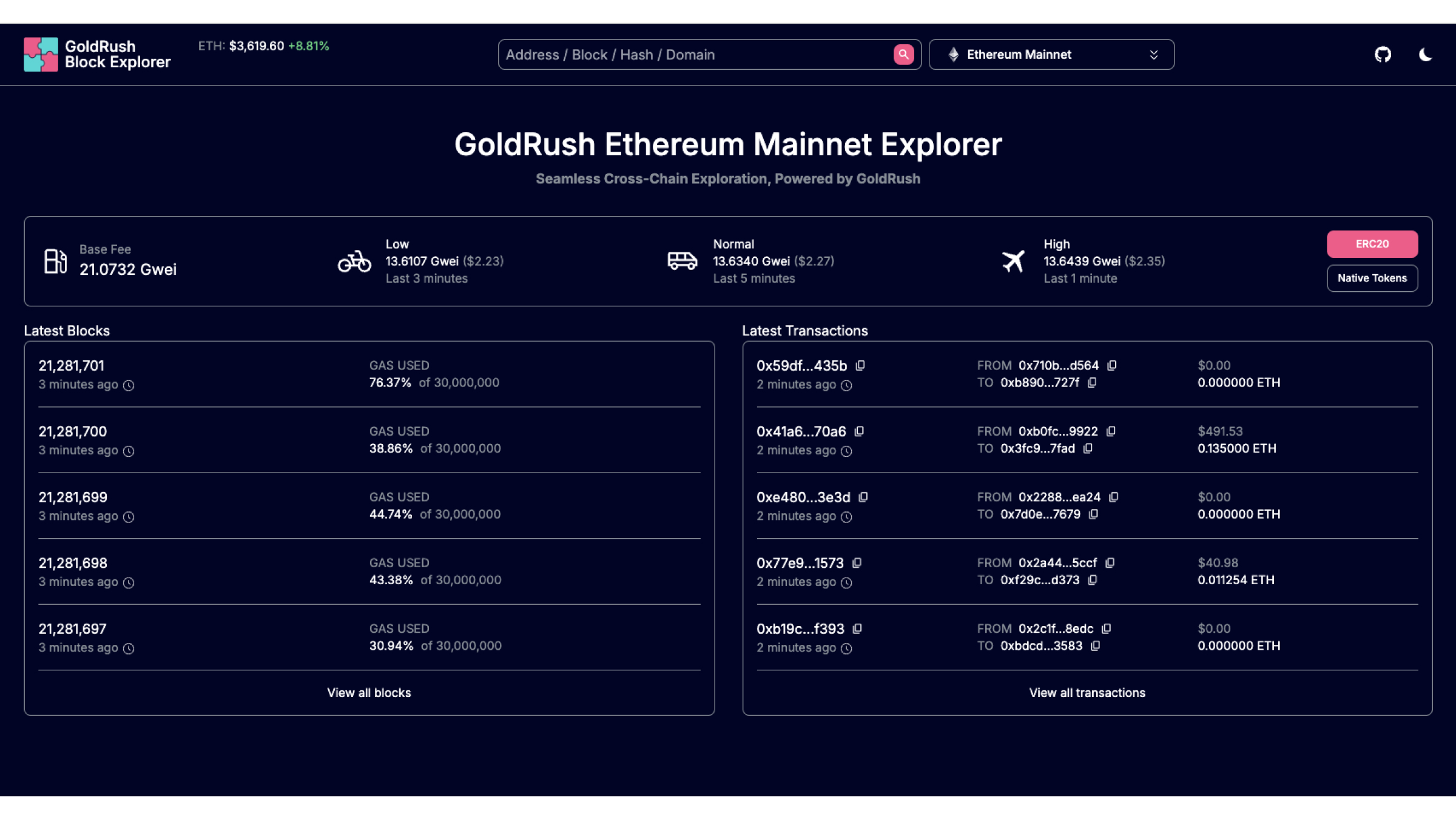 Introducing the Customizable Block Explorer Template