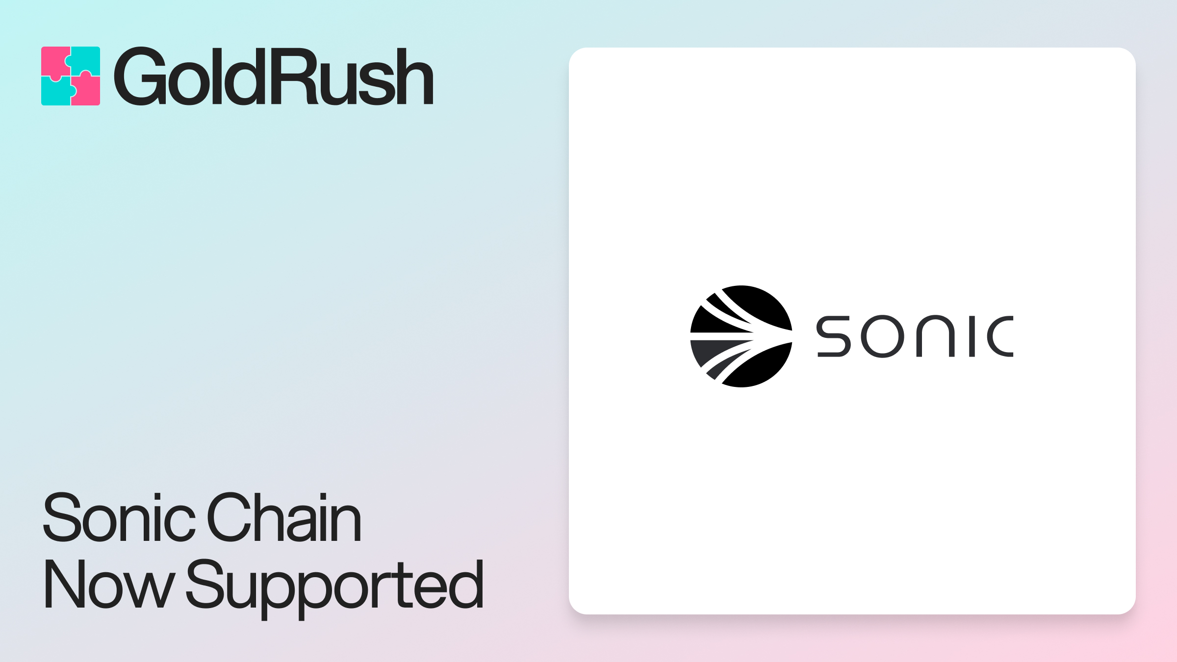Sonic Chain Now Supported
