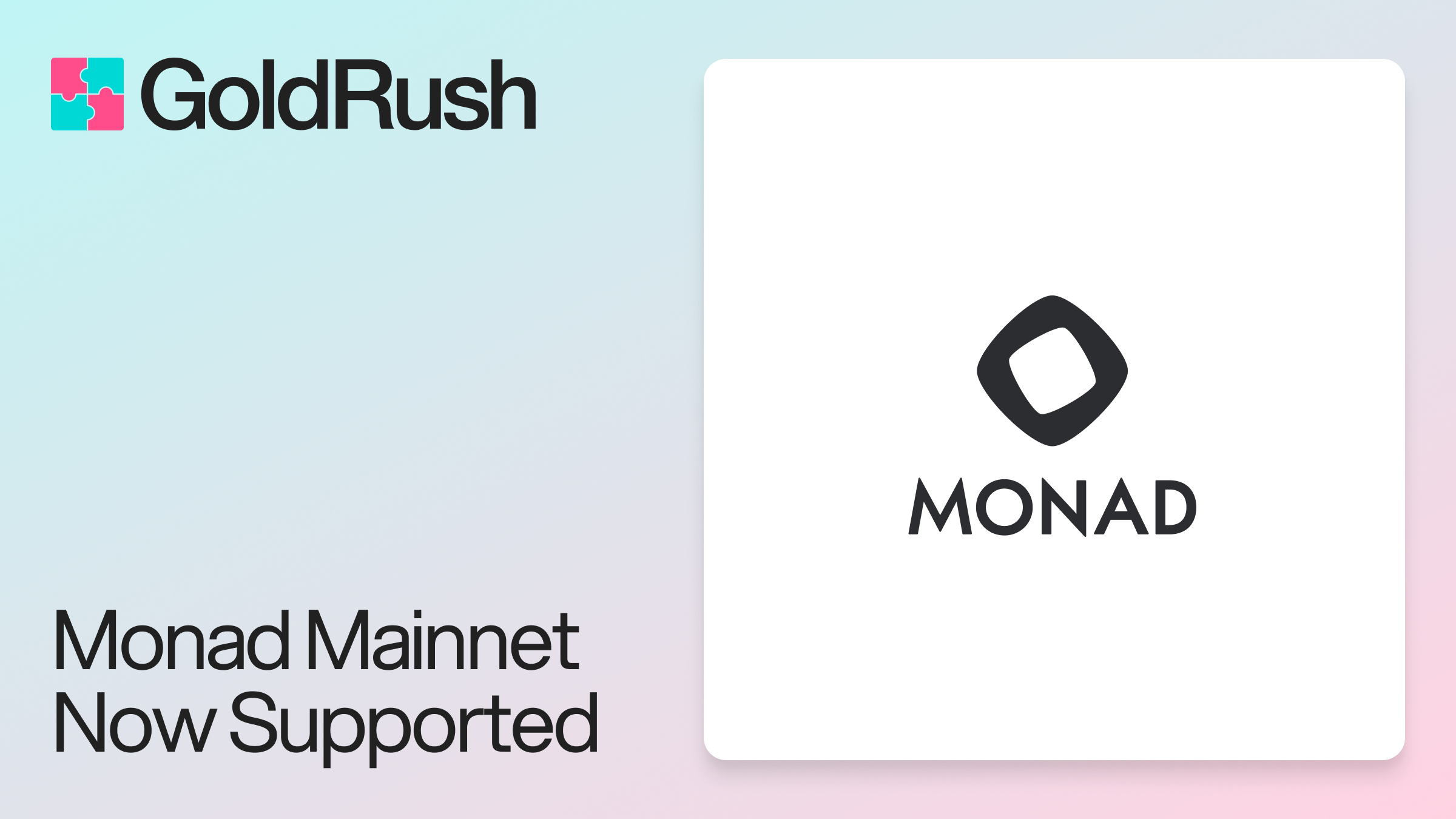 Monad Mainnet Now Supported