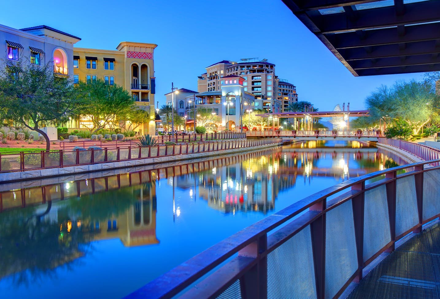 a photo of the river in scottsdale