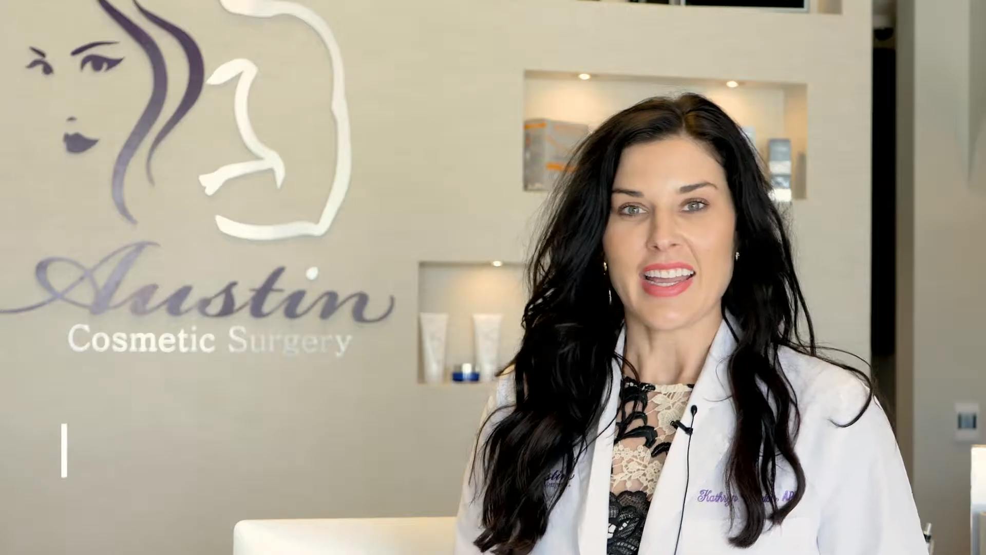 a still from an interview with one of the staff members at Austin Cosmetic Surgery
