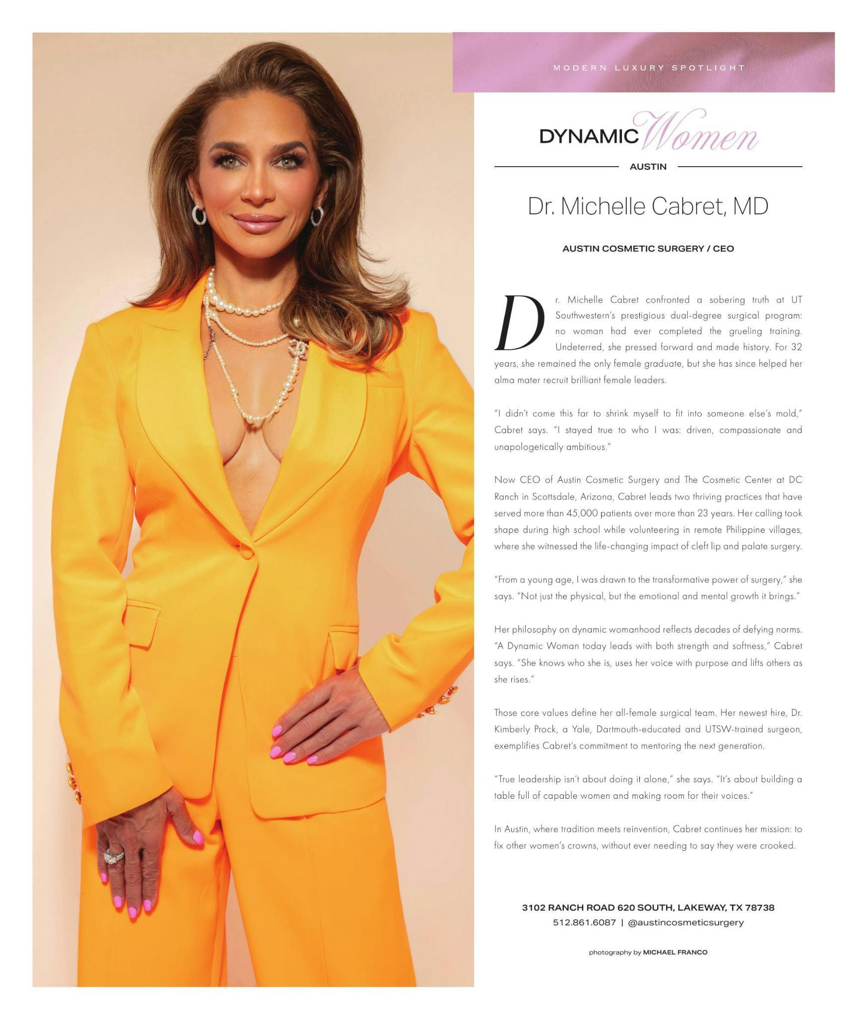Modern Luxury Austin Way- Dynamic Woman