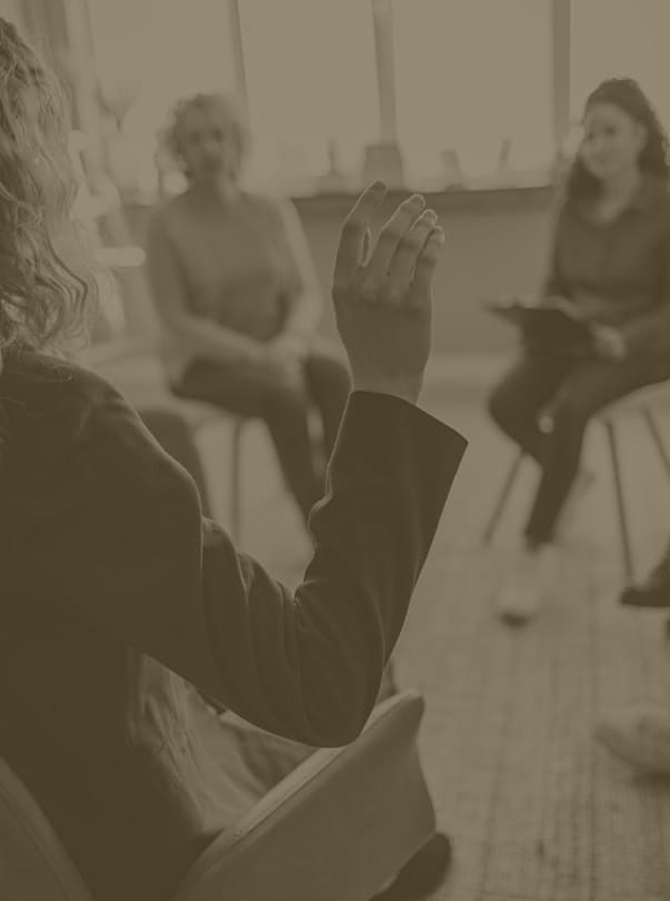 Group of people speaking