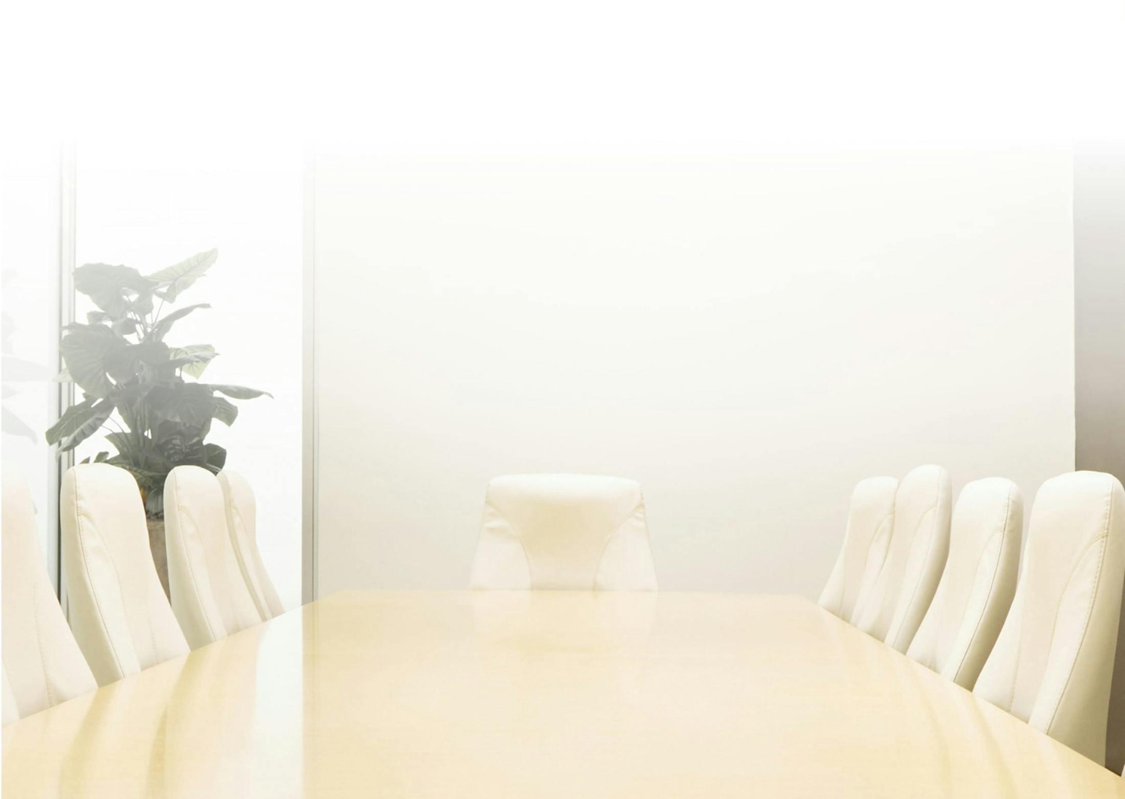 Desk with white chairs