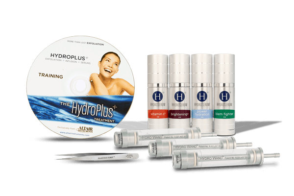 Hydro Plus treatment display