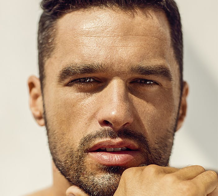 Male With Fine Line and Wrinkles