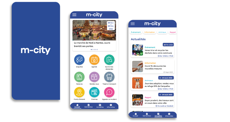 m-city application mobile pour mairie Arpège