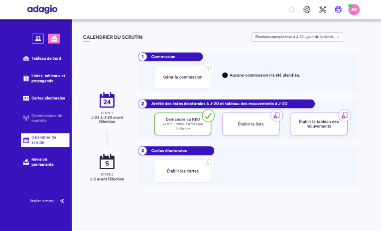 logiciel elections listes electorales arpege
