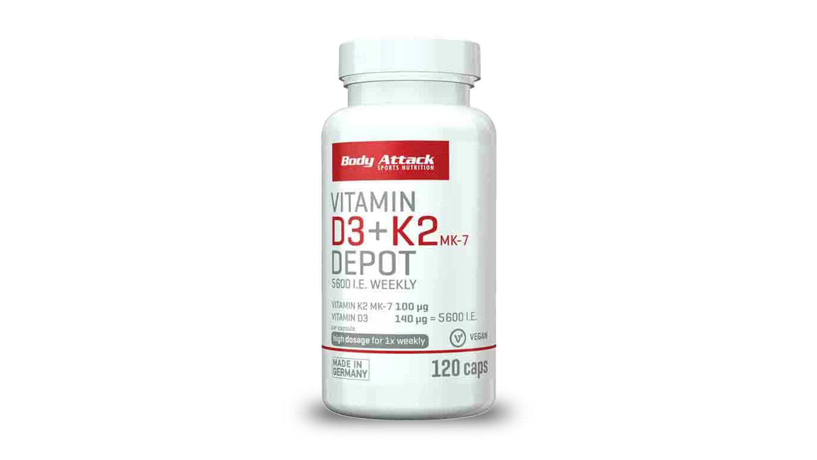 Vitamin D3 + K2 (30 Kapseln)