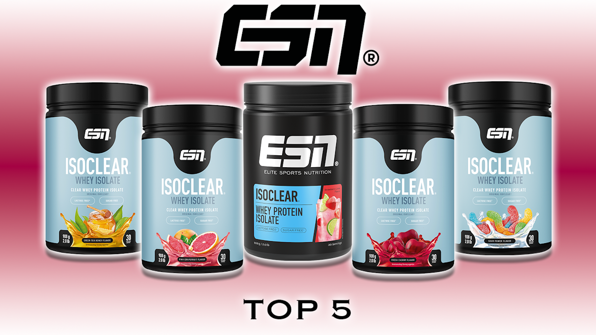 ESN ISOCLEAR Unsere Top 5 DROPTIME Supplements