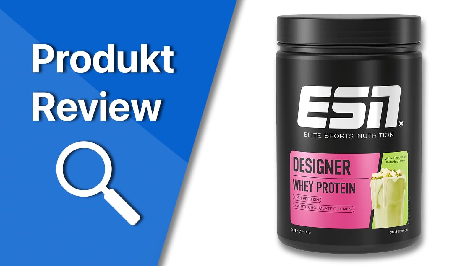 ESN Designer Whey Protein – White Chocolate Pistachio