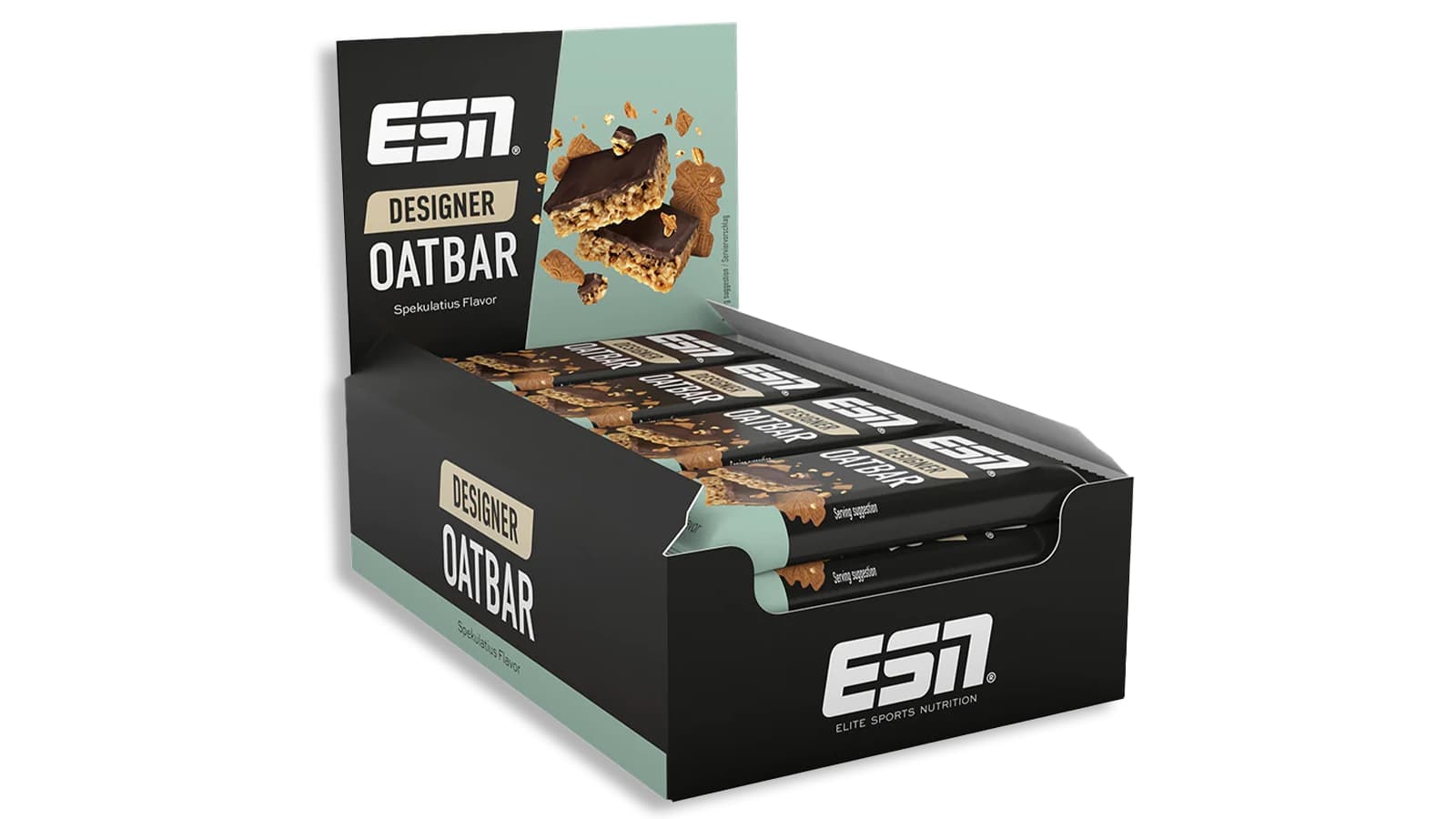 ESN Designer Oatbar Produkt Review. Bild, welches eine Sorte der ESN Designer Oatbar zeigt.