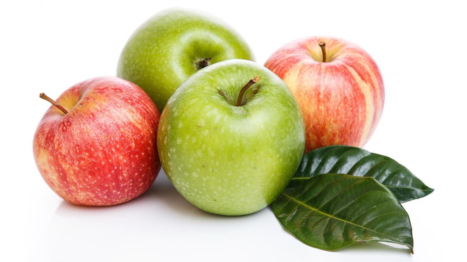 Wie gesund sind Äpfel? Bild, auf dem mehrere Äpfel zu sehen sind, welche sehr gesund sind.