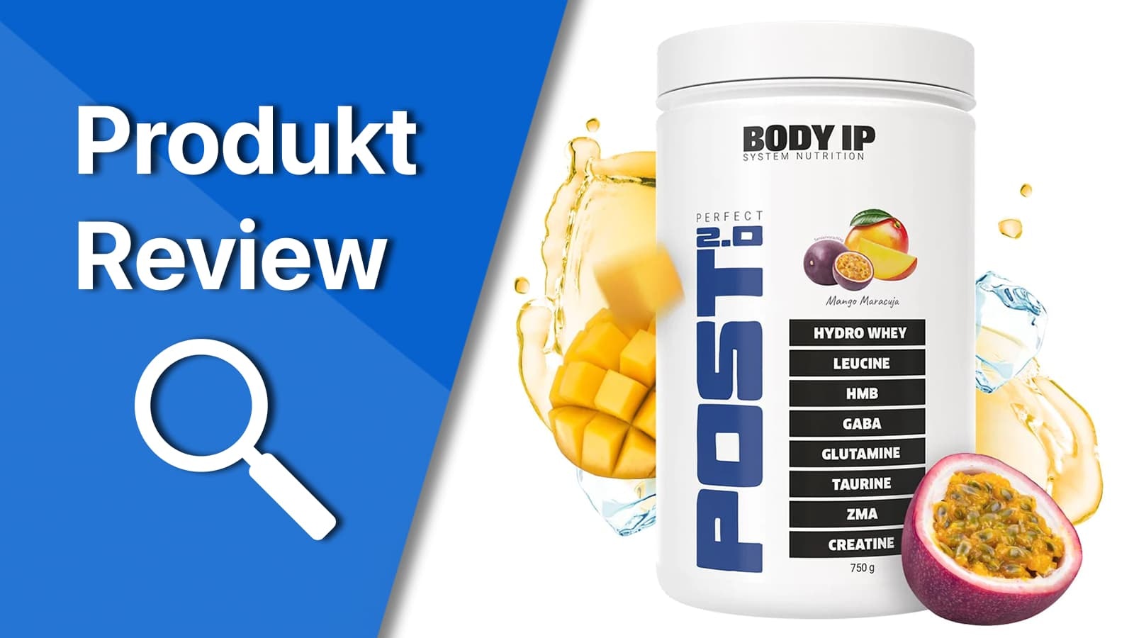 Body IP Perfect Post 2.0 im Review. Titelbild, was eine Geschmacksrichtung des Body IP Perfect Post 2.0 zeigt.