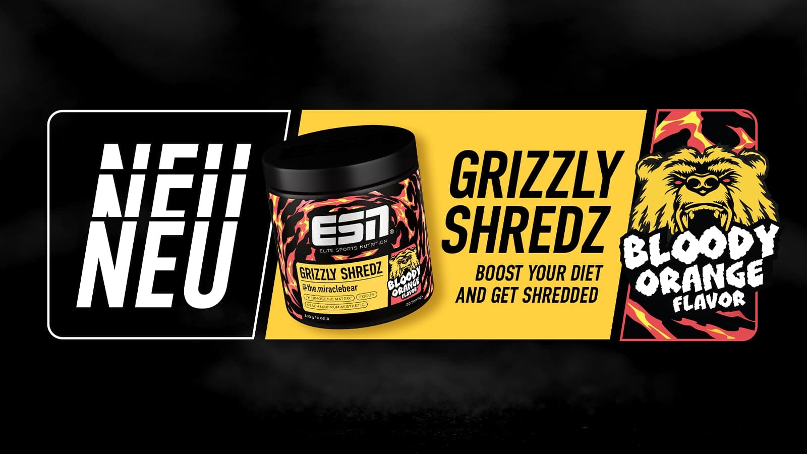 ESN Grizzly Shredz im Review. Bild, welches den ESN Grizzly Shredz Booster in Szene setzt.