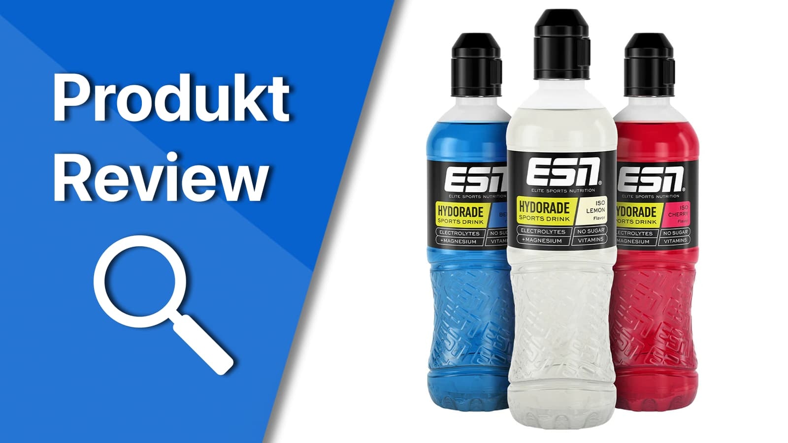 ESN Hydorade Sports Drink im Review. Titelbild, welches den ESN Hydorade Sports Drink präsentiert.