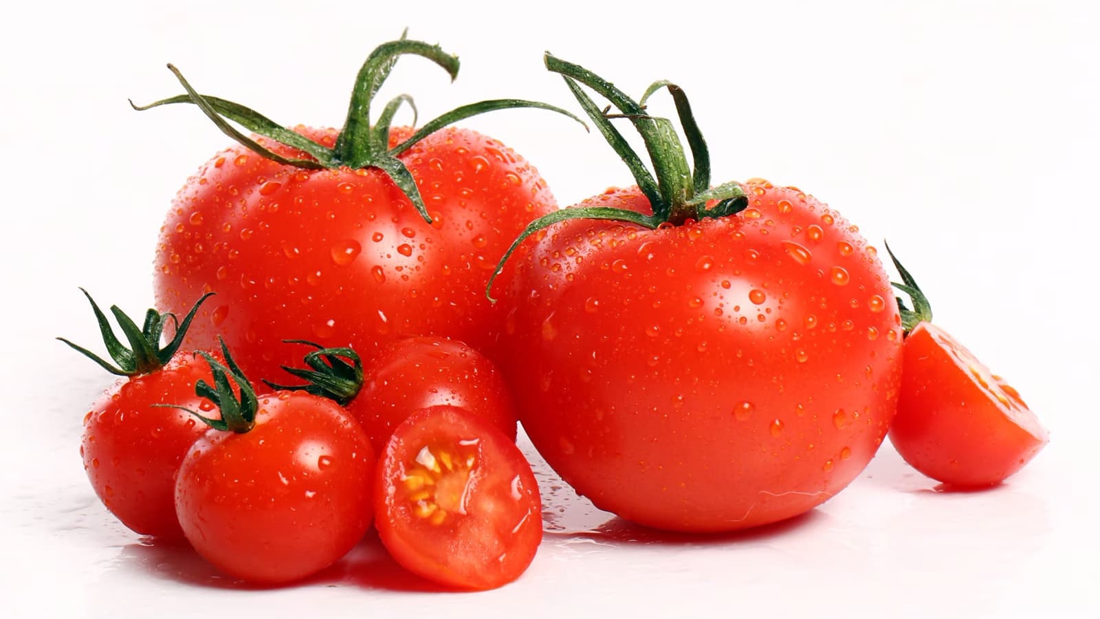 Wie gesund sind Tomaten? Bild von mehreren Tomaten.