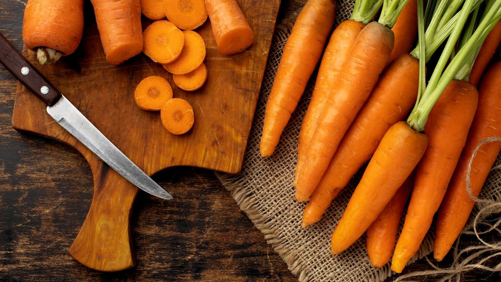 Wie gesund sind Karotten? Bild von mehreren Karotten.