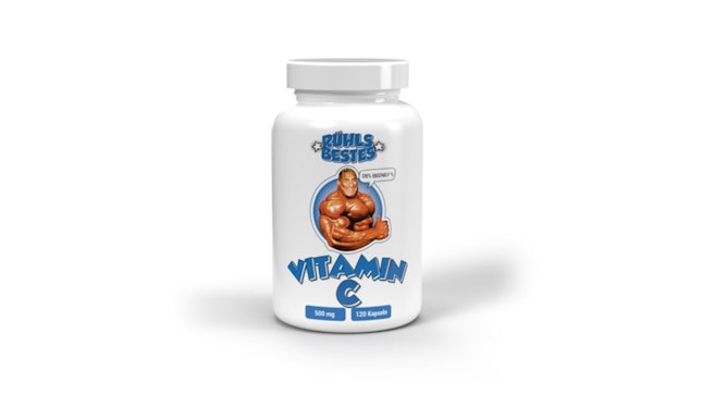 Produktbild einer Dose Vitamin C von Rühls Bestes.