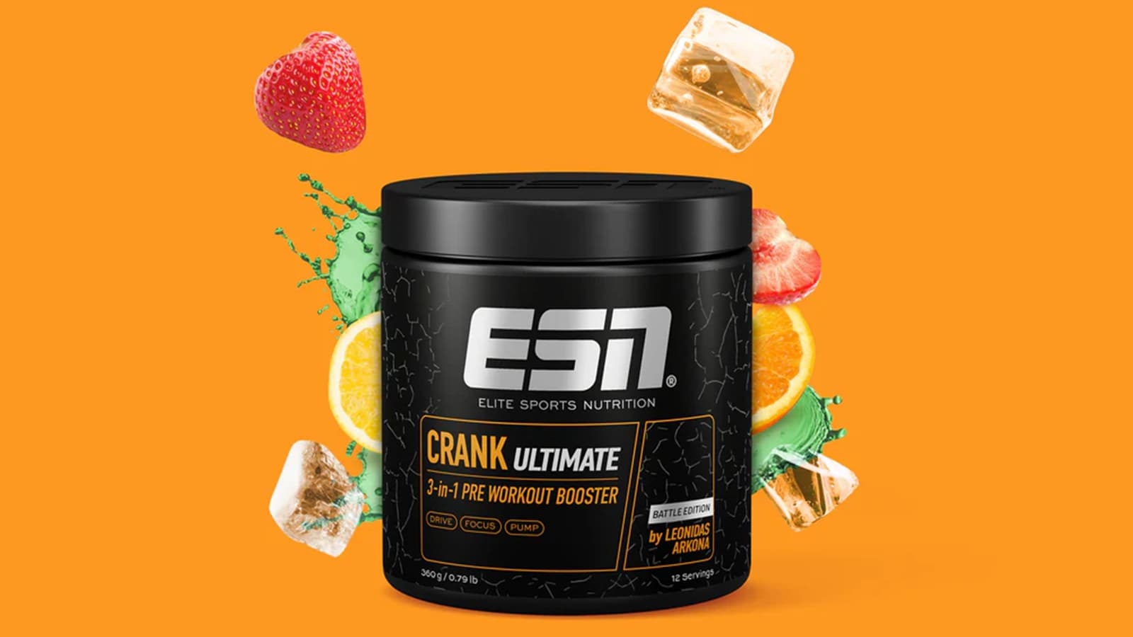 Der ESN Crank Ultimate ist mehr als nur ein einfacher Booster. Mit seiner 3-in-1 Formel bietet der ESN Crank Ultimate alles, was du für ein intensives Training benötigst.
