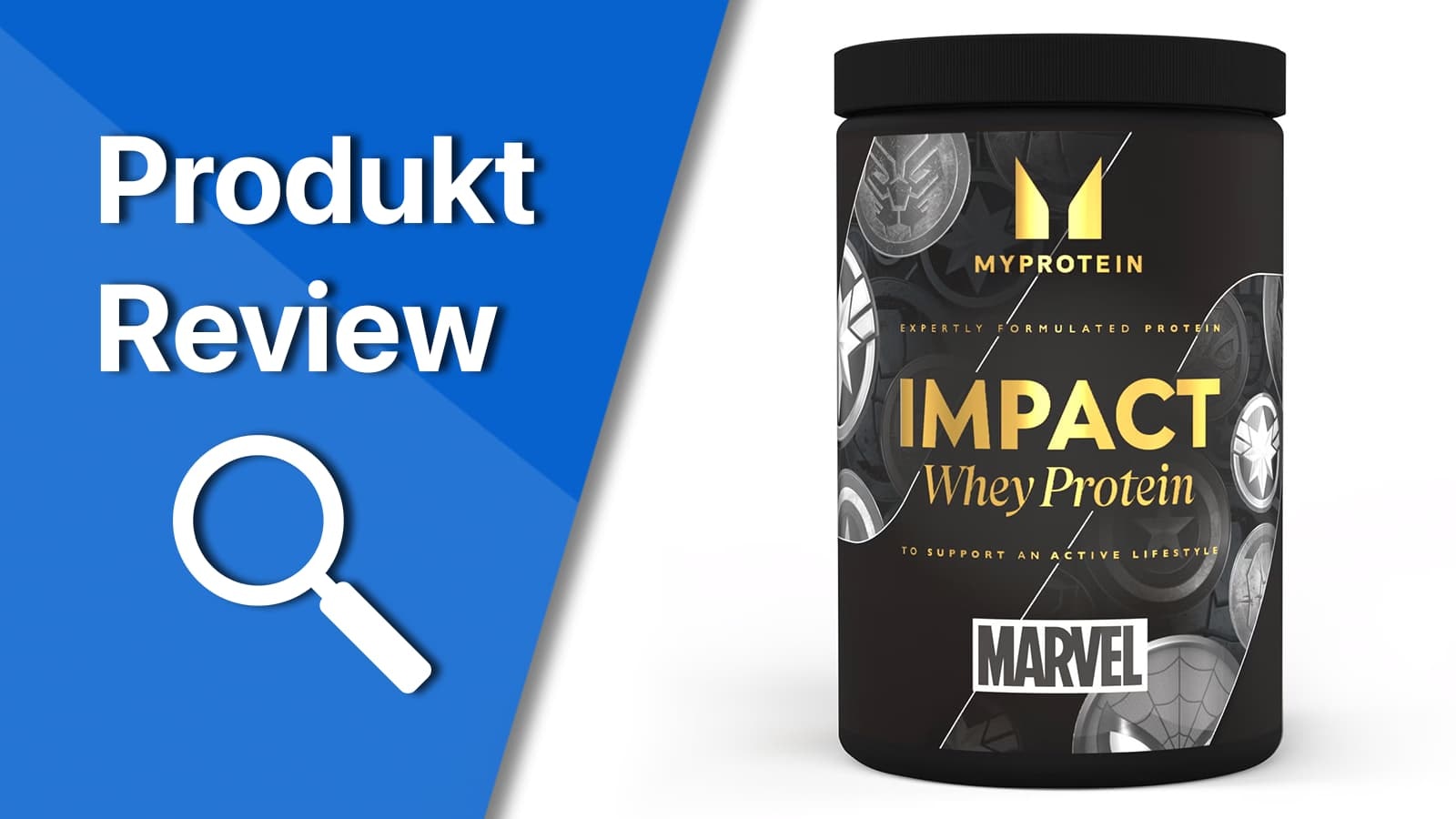Mit dem MyProtein x MARVEL Impact Whey Protein vereinen sich zwei Welten: die Kraft und Funktionalität hochwertiger Sporternährung und die ikonische Welt der MARVEL-Superhelden.
