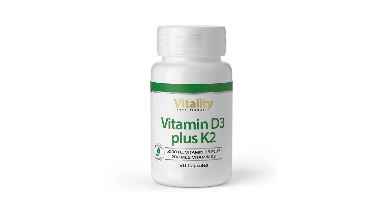 Vitamin D3 plus K2 (90 Kapseln)