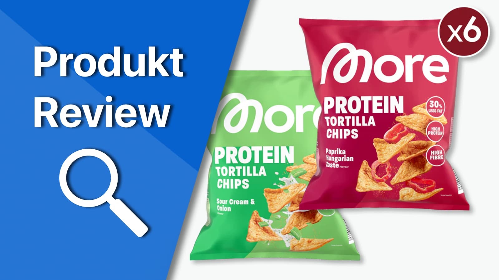 Die More Protein Tortilla Chips sind der ideale Snack für alle, die gerne knuspern, aber dabei auf ihre Ernährung achten wollen.