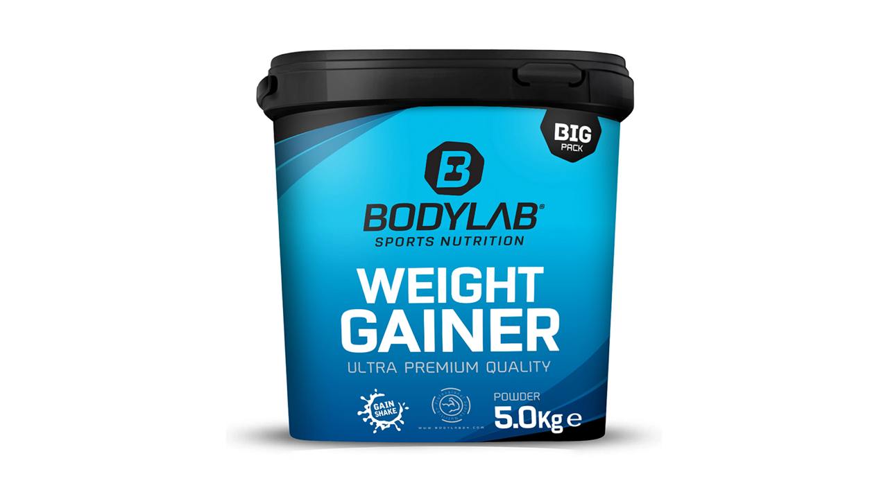 Produktbild einer Dose mit Weight Gainer von BodyLab.