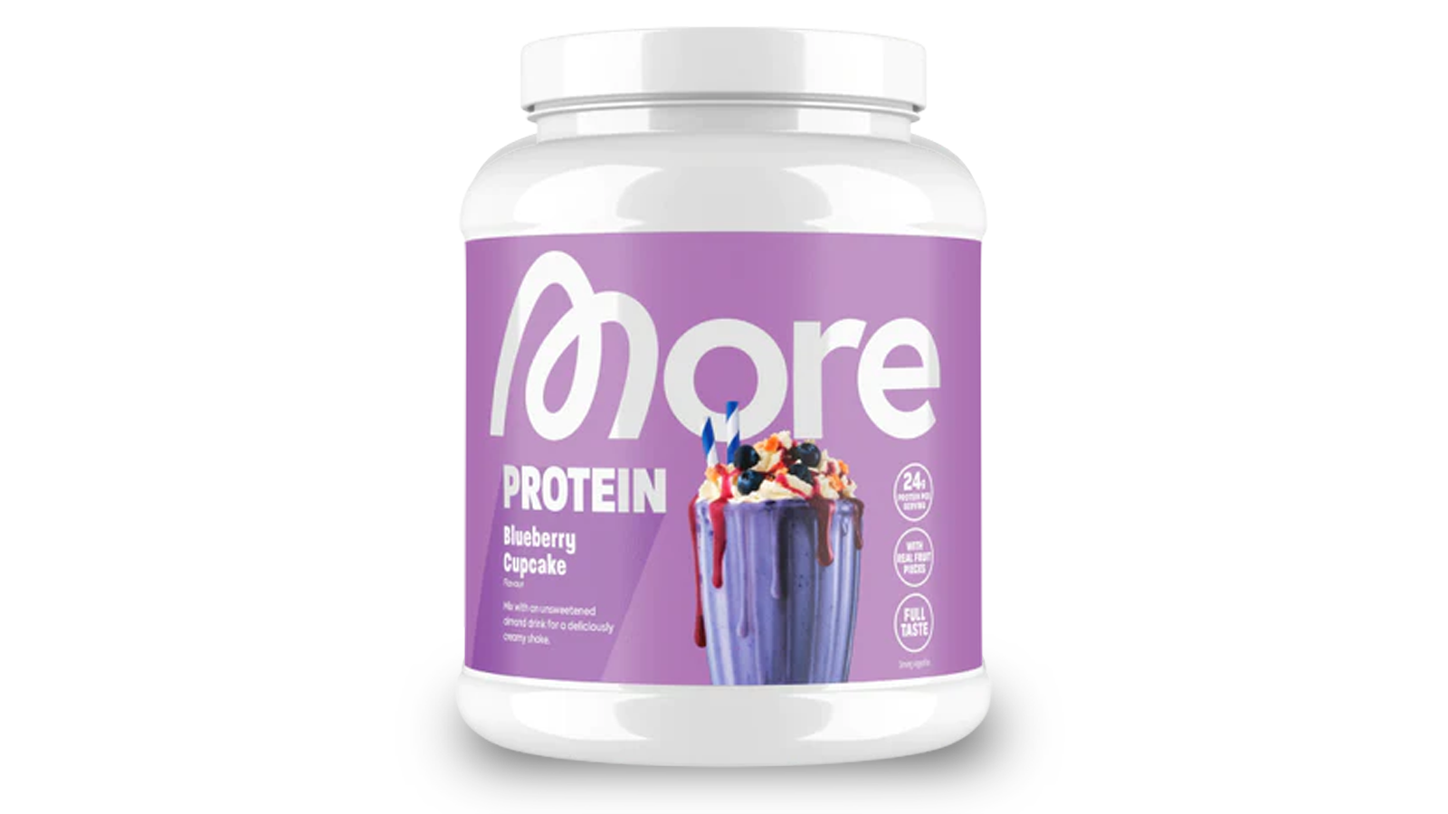 Produktbild einer Dose More Protein Powder.