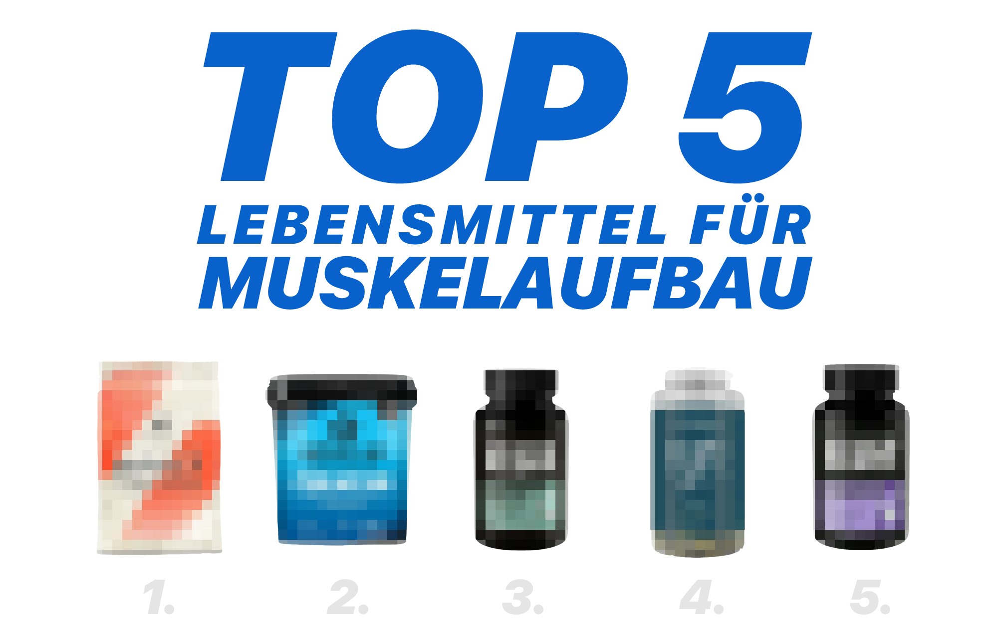 Top 5 Supplements für maximalen Muskelaufbau – Was du wirklich brauchst!