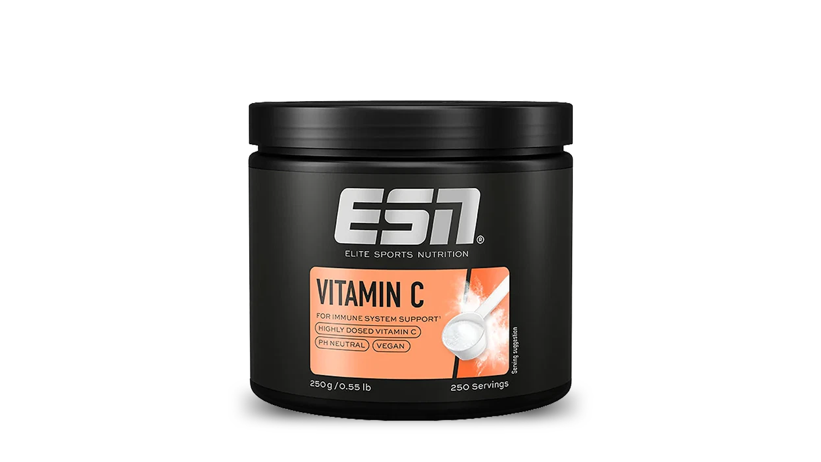 Produktbild einer Dose mit Vitamin C von ESN.